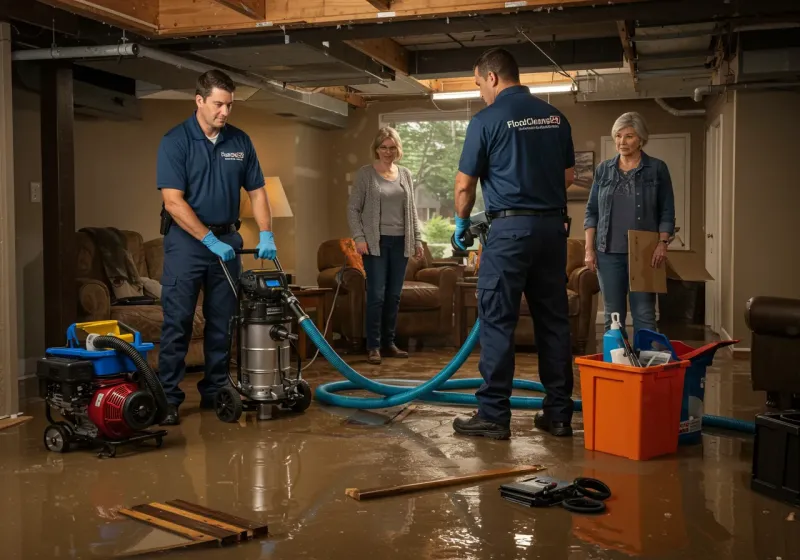 Basement Water Extraction and Removal Techniques process in Claremont, NC