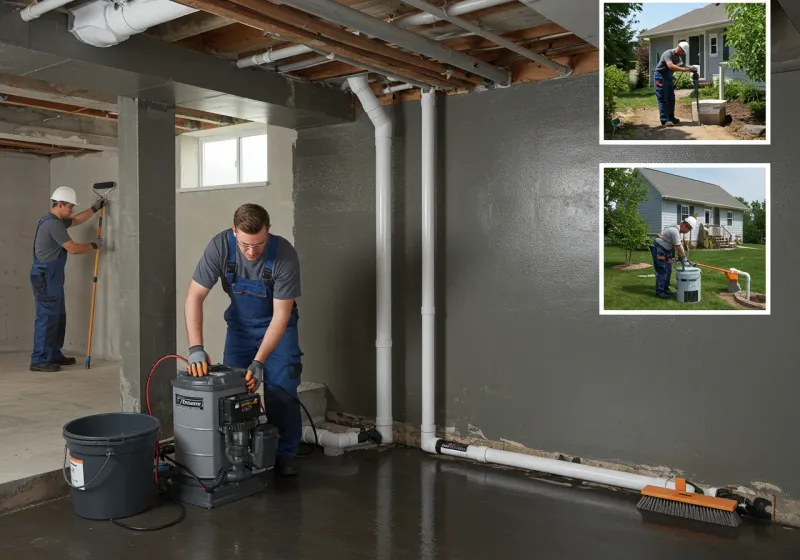 Basement Waterproofing and Flood Prevention process in Claremont, NC